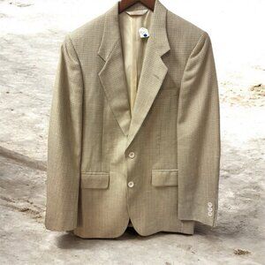 Nino Cerruti, Men,Dress Jacket,Cream,Sz S,Long Sleeve,Buttons,Pockets,Made USA.!